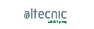 Altecnic CALEFFI group logo with gray text and green subtext