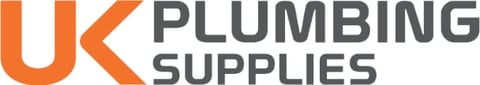 UK Plumbing Supplies logo with orange UK letters and gray text